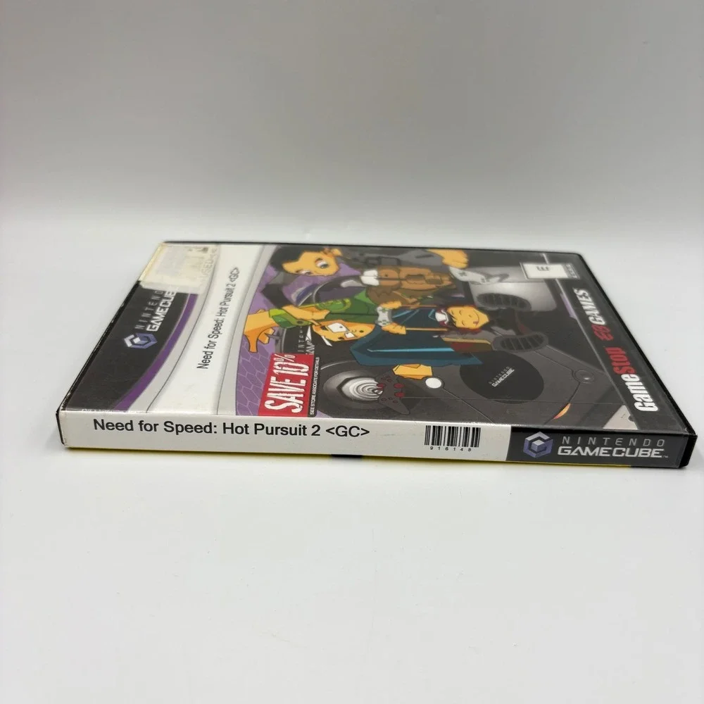Need for Speed Hot Pursuit 2 Nintendo GameCube GC DL-DOL-GH2E-USA GameStop Case‎